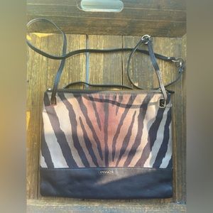 Coach Zebra Crossbody Bag